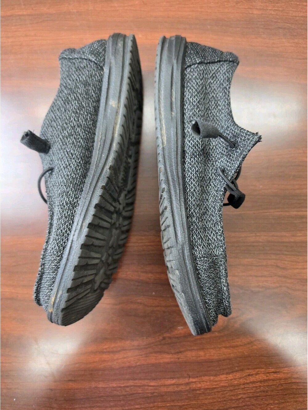 Hey Dude Wendy Micro Total Black SZ 8 Slip On Shoes Loafers Urban Casual Comfort - Picture 2 of 7